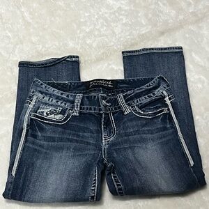 Maurices Dark Blue Boot Cut Jeans